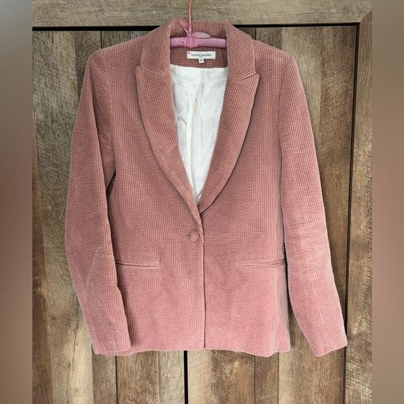 La Petite Francaise Jackets & Blazers - La Petite Francaise Paris Dusty Rose Lined Jacket